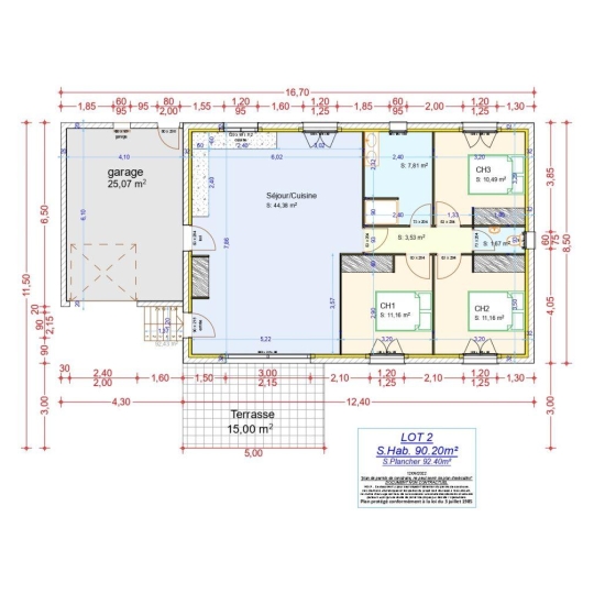  TERRAIN MEDITERRANEEN : House | AIGALIERS (30700) | 90 m2 | 219 000 € 