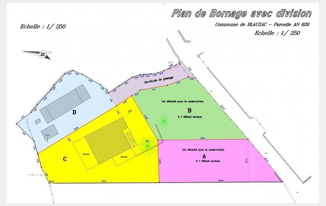 TERRAIN MEDITERRANEEN : Terrain | BLAUZAC (30700) | 500 m2 | 0 € 