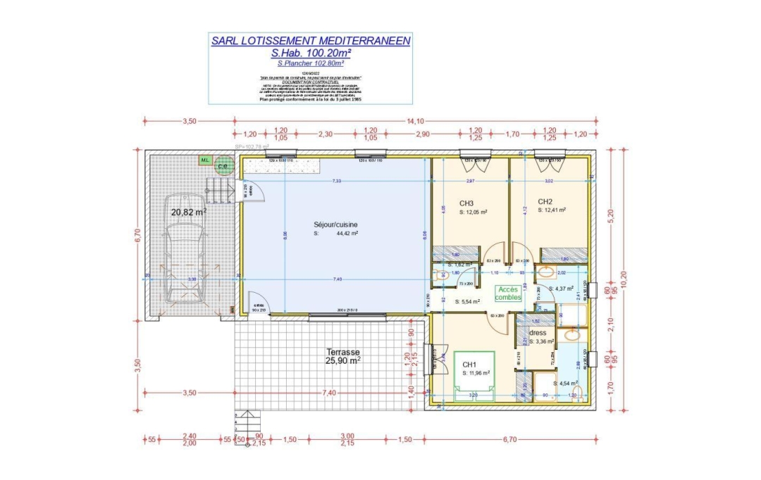 TERRAIN MEDITERRANEEN : Maison / Villa | UZES (30700) | 100 m2 | 269 000 € 