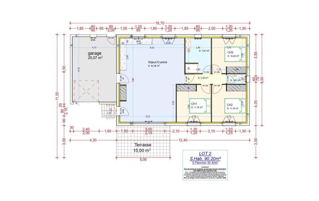 TERRAIN MEDITERRANEEN : Ground | AIGALIERS (30700) | 0 m2 | 93 000 € 